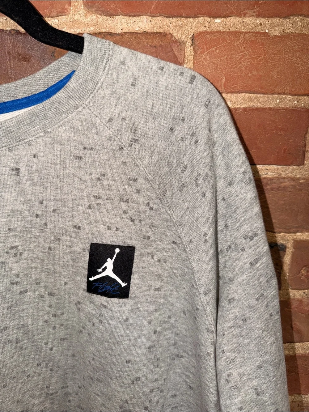 Jordan Light Heather Grey Crewneck Sweatshirt 3XL